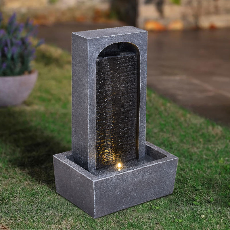 Solar-Powered Water Fountain Outdoor Gardening Decor