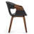 Lynnzee 18.11'' H Faux Leather Upholstered Armchair-1955586871