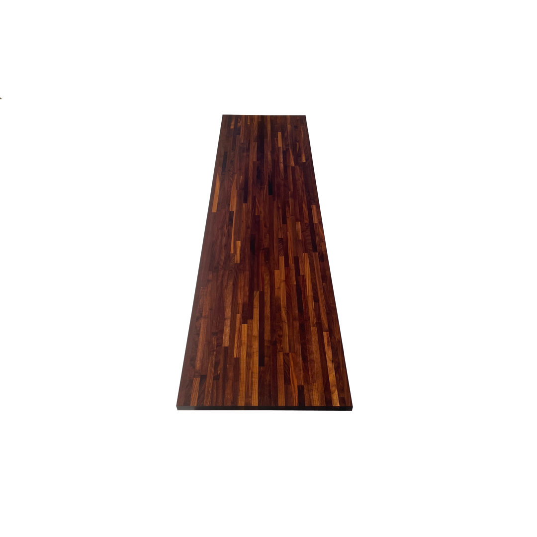 Damarious Wood Butcherblock Shelf Loon Peak® 