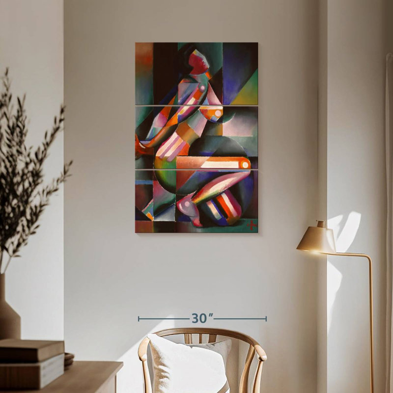 Leisha Roundism VI, 57" H x 36" W
