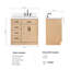 Meuble-lavabo simple en bois massif 36 po Tidworth avec plateau en quartz Carrara de 1,5 po-1751451066-1763275039-1763275036