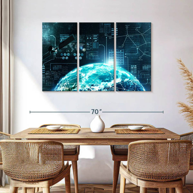 Keiri Internet In Space, 36" H x 57" W
