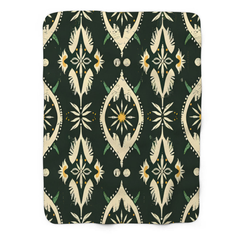 Boho Twirl - 1 Piece Premium Blanket, Twin
