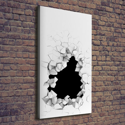 A Hole In The Wall - Wrapped Canvas Print