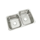 McAllister 31.75'' L Stainless Steel Double Basin Kitchen Sink