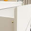 Commode 3 tiroirs, armoire de rangement compacte avec glissières en métal pour la chambre à coucher, le salon et les petits espaces-291055973