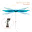 Parasol de marché rectangulaire 120 po x 78 po Dorelia-1064971990