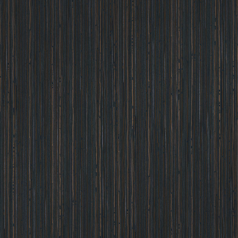 Fibre Stripe Forest Wallpaper, Black