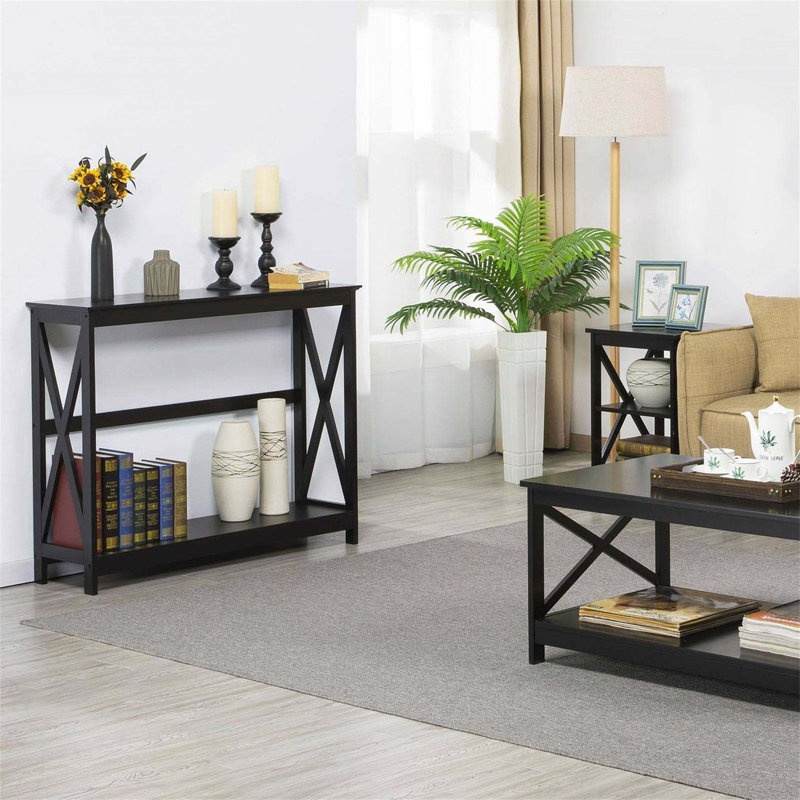 Annam 101cm Console Table, Black
