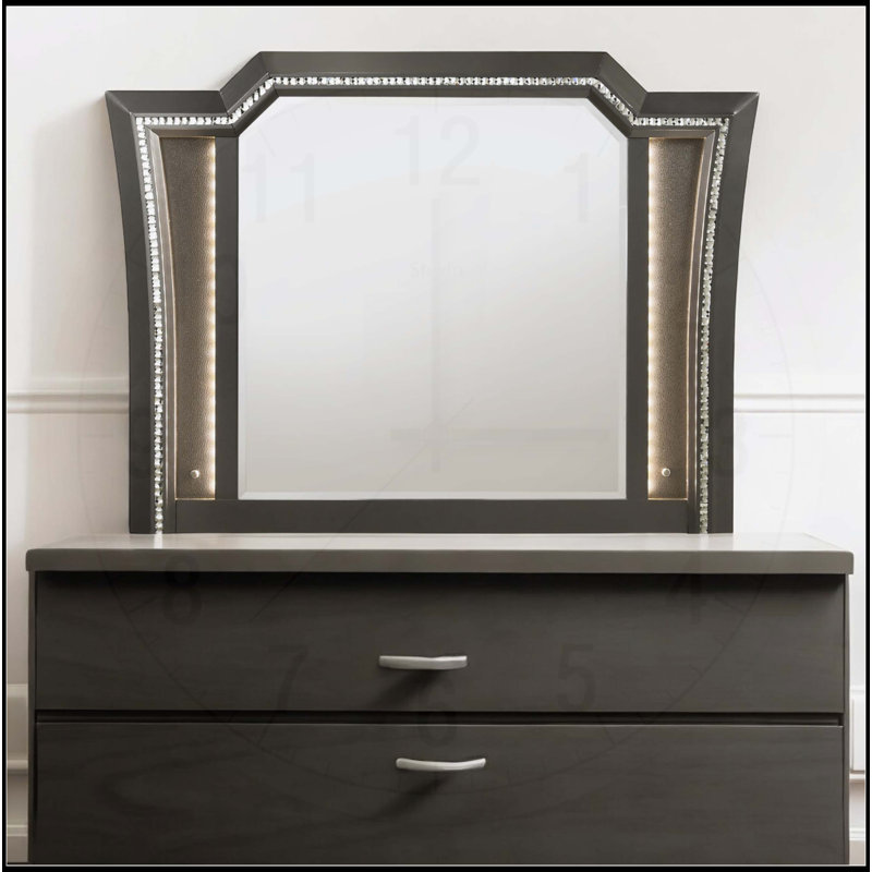 Kaitlyn  Mirror W/Led, Silver Gray
