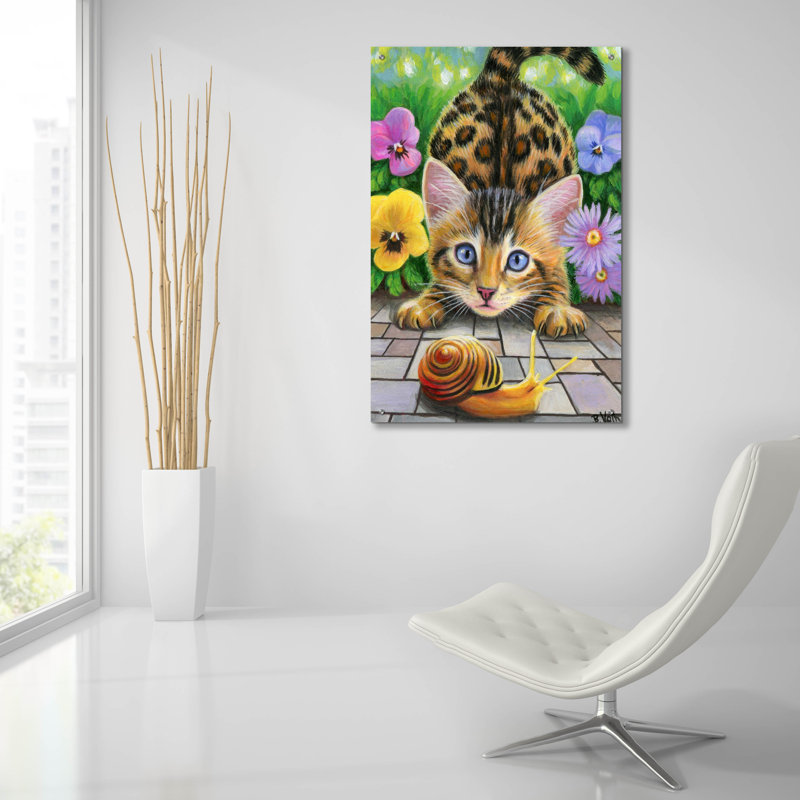 «Did It Move» par Bridget Voth, verre acrylique Wal Art, H 36 po x l 24 po x P 0,2 po