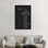 Reproduction d'art graphique sur toile, "New York (JFK)"