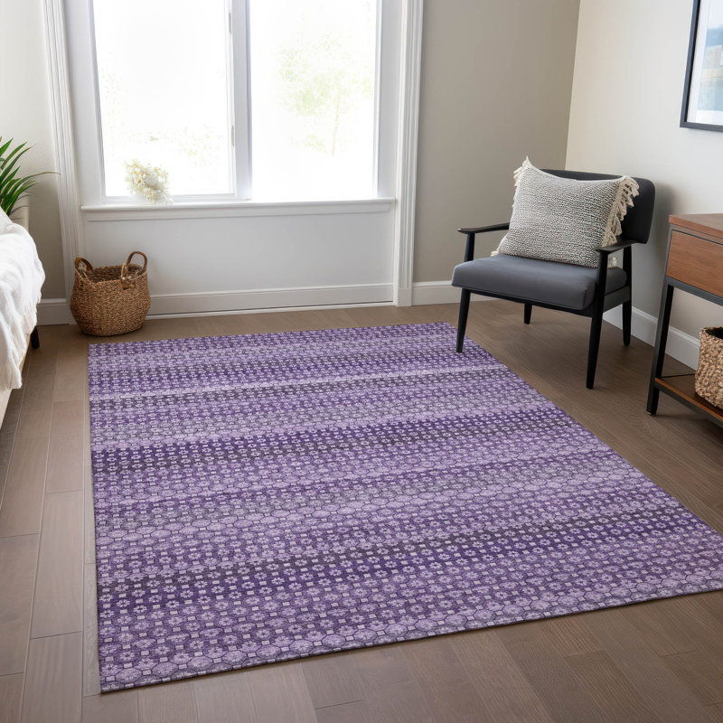 Tapis intérieur / extérieur lavable en machine Christain ACN1423, Rectangulaire 3 pi x 5 pi