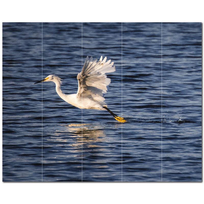 Murale décorative en céramique 4,25 po x 4,25 po