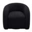 Fauteuil demi-tonneau pivotant rembourré Aunna-249351914