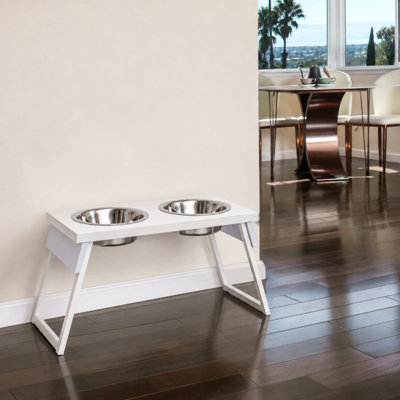 Dr. Pol™ ECOFLEX® Hi-Lo Adjustable Dog Diner
