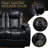 93.3"Power Recliner 3 PC Made Withtop-Grain Nappa,Fully Adjustable Relaxation,Smart Charging,Dynamic RGB LED Lighting,BLACK-368202810