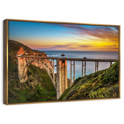 Bixby Creek Bridge At Sunset