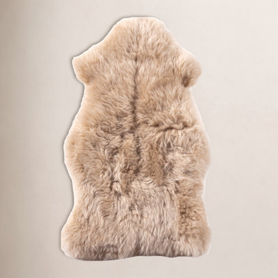 Stacey Hand-Woven Lambskin Rug
