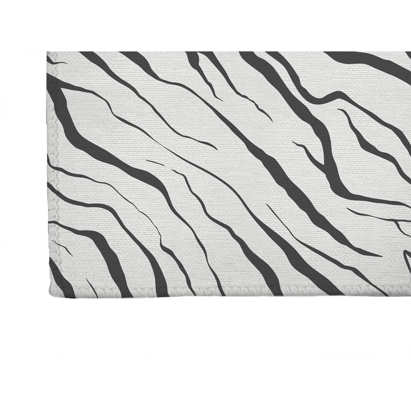 Tapis d'extérieur antidérapant Lush Cracks, Rectangle 4pi x 6 pi
