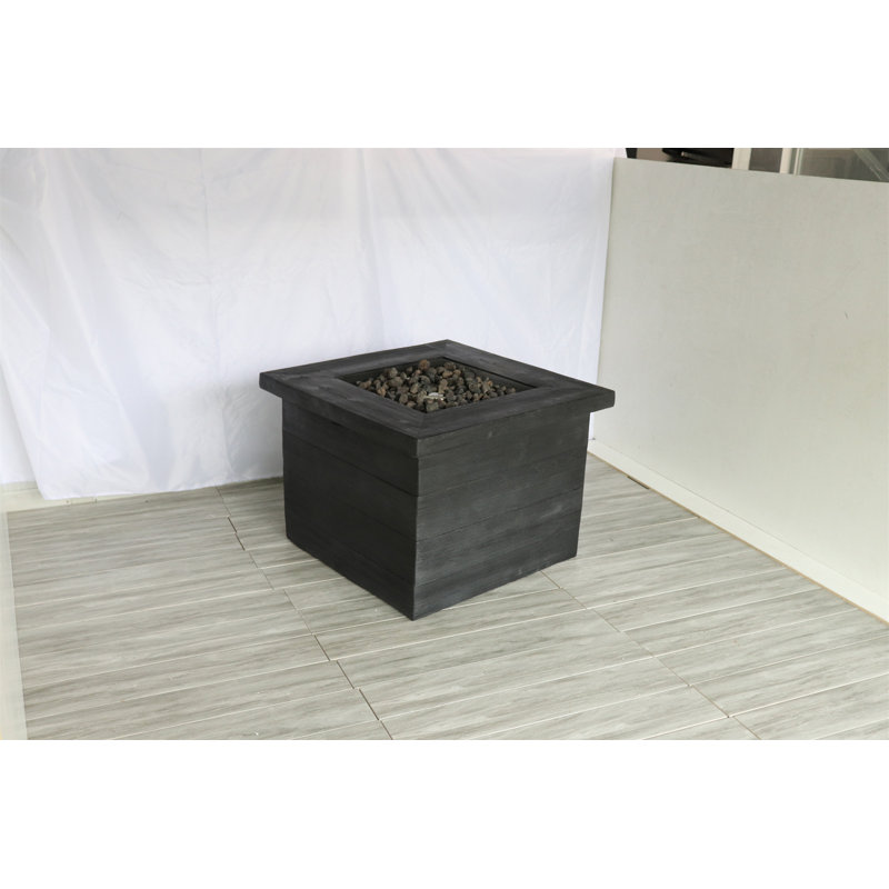 Foyer de table en béton renforcé de fibres au propane / gaz naturel
