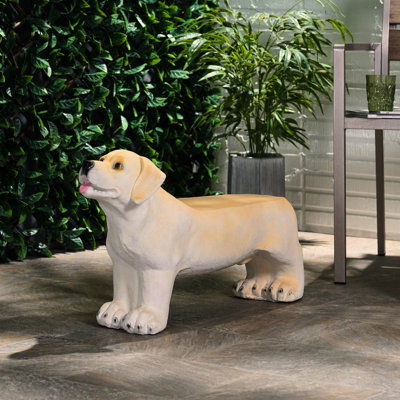 Banc de zone de confort pour chien brun - sans assemblage, Enchant rehausse l'attrait du patio