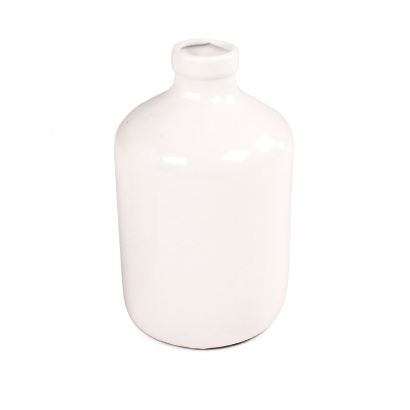 Vase de table en céramique Vlasta, H 11 po x l 6,5 po x P 6,5 po