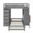 Twin Over Twin Bunk Bed With LED And USB-2115949077