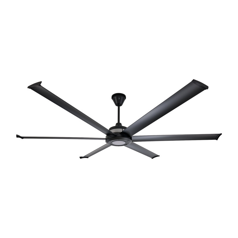 Mammoth Ceiling Fan, LED, Black, 84" Wide