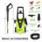 Electric Pressure Washer, Power Cleaning Machine W/Anti-Tipping Technology, 4-Nozzle Set, Foam Cannon, Outlet Hose, 2100 Psi Max, 2.0 Gpm Max, For Cars, Fence, Window, Patio, Home, Bicycle-115610682