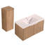Meuble-lavabo mural 36 po avec lavabo et armoire latérale 36 po