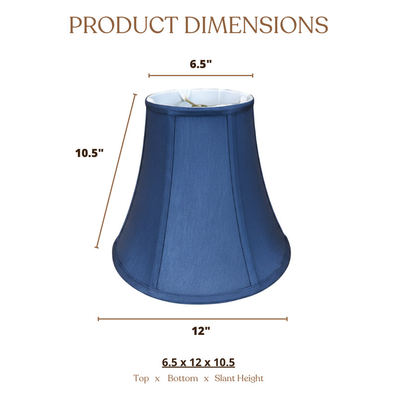 Ensemble de 2 abat-jour de base Royal Designs, Inc., H 10,5 po x l 12 po x P 12 po, Marine