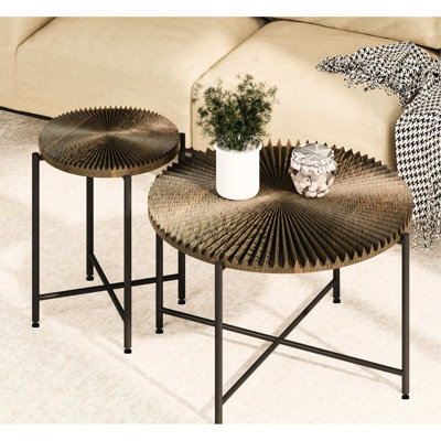 Table basse et de bout Radial