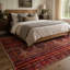 Oriental Cotton and Chenille Flatweave Area Rug-1486278490