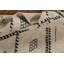 Tapis marocain ivoire fait à la main 5 x 9