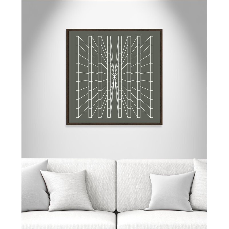 Olive perspective par Sandi Hauanio - reproduction d'art sur papier encadrée, H 32 po x l 32 po x P 0,75 po