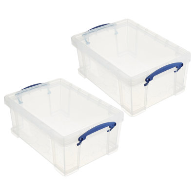 Ensemble de bacs de rangement en plastique