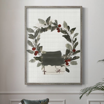 Christmas Holiday Art CCCLX Framed Print - Solid Wood