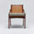 Delray 19'' H Upholstered Mahogany Armchair-90795100-91437507