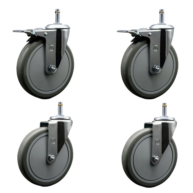 Poly Swivel Stem Caster