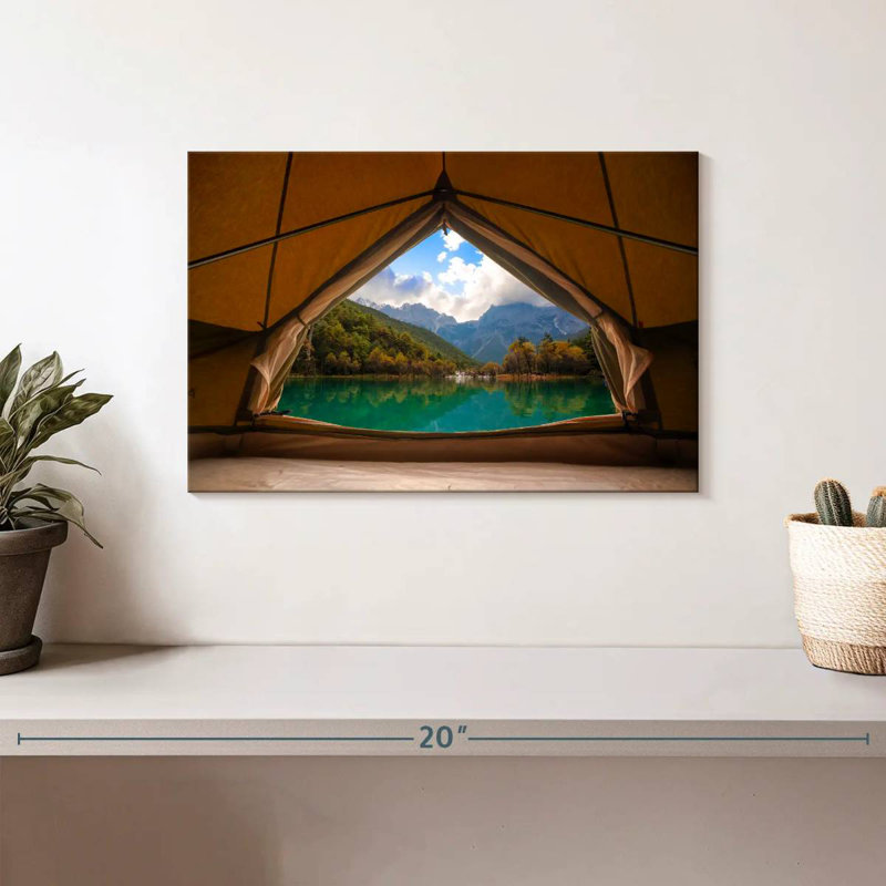 Senne Lakeside Tent View, 8" H x 12" W