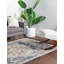 Tapis beige / bleu clair Northrup-792198916