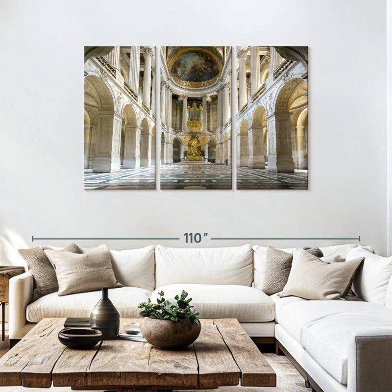 Versailles Interior, 48" H x 74" W