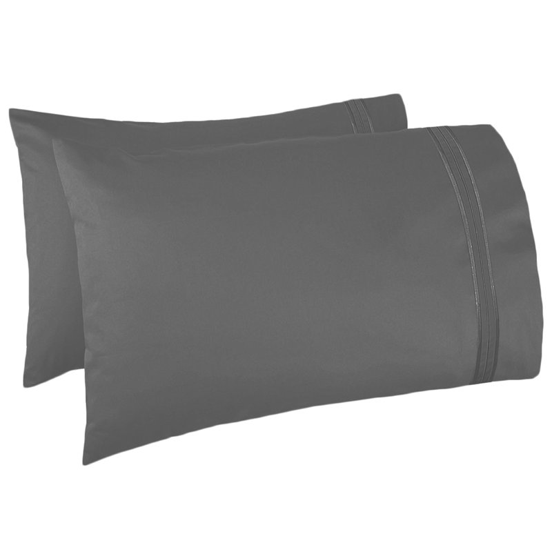 RV/Short Queen Microfiber Sheet Set, Gray