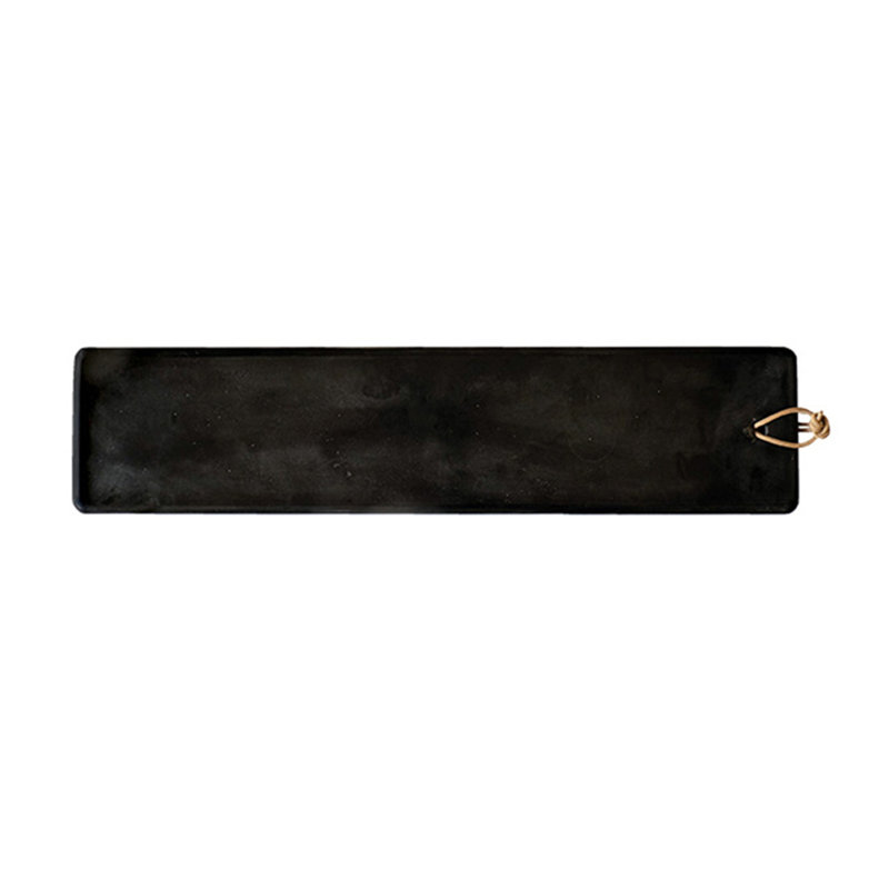 Plateau et plateau de fromage Bruck, H 1 po x l 6 po x P 25 po, Noir