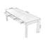 Long bureau en bois massif noyer minimaliste avec trois tiroirs-1711612162