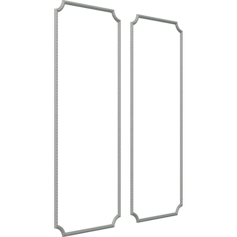 Ensemble de moulure de panneau Bulwark, L 28 po x H 72 po, Double