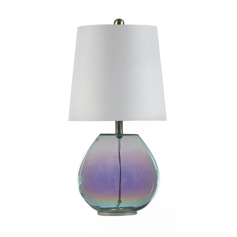 Iridescent Glass Table Lamp