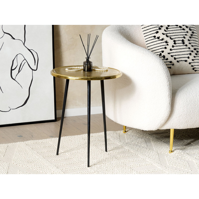 Kremmling End Table, Gold