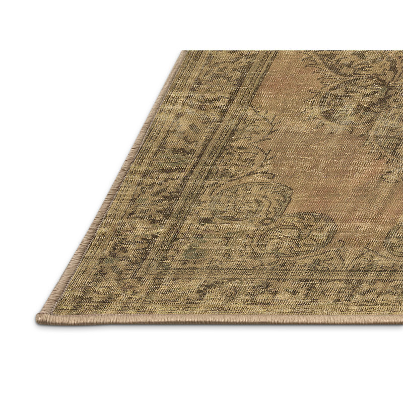 Tapis brun traditionnel Traditional 3553, Rectangle 7 pi x 10 pi